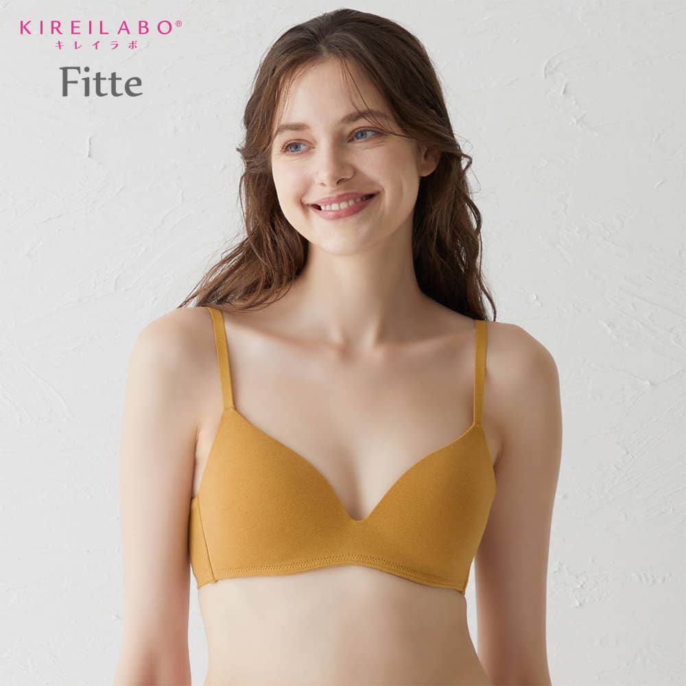 【Fitte(コンフィメイクブラ)】ノンワイヤーブラジャー【SALE】